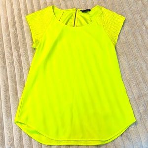 Neon yellow top